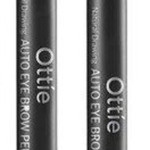  OTTIE Карандаш для бровей с щеточкой natural drawing eyebrow pencil 02 dark brown, 20 г