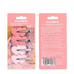 SOLOMEYA Заколка-зажим для волос в форме сердца no crease hair clips heart, 4 шт