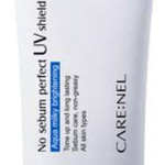  CARE:NEL Крем матирующий солнцезащитный no sebum perfect uv shield spf50+ pa++++, 50 м