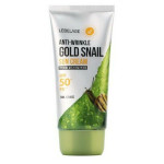  LEBELAGE Крем солнцезащитный для лица с муцином улитки anti-wrinkle gold snail sun cream, 70 мл