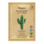  JM SOLUTION Маска тканевая для лица с маслом кактуса europe believe in nature cactus mask, 30 мл