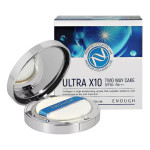  ENOUGH Пудра с коллагеном + запасной блок two-way cake ultra x10 spf50+/PA+++ №13, 12 г