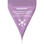  AYOUME Пенка для умывания коллагеновая enjoy mini collagen cleansing foam, 3 г