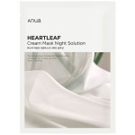  ANUA Маска тканевая барьерная с хауттюйнией heartleaf cream mask night solution, 25 мл