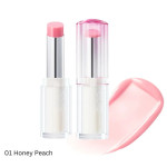  CLIO Бальзам оттеночный для губ в персиковом оттенке crystal glam balm 01 honey peach, 3,2 г