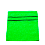 Мочалка с эффектом скраба зеленая 14*15 см washcloth, 1 шт 