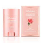  JM SOLUTION Стик солнцезащитный с экстрактом розы glow luminous flower sun stick disney, 21 г