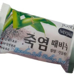  JUNO Мыло-пилинг с экстрактом соли бамбука verpia bamboo salts, 150 г