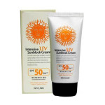  3W CLINIC Крем солнцезащитный intensive uv sun block cream, 70 мл