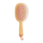  SOLOMEYA Расческа массажная с отверстиями для джиббитсов hair brush apricot, 1 шт
