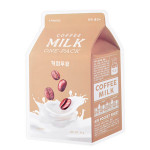  A'PIEU Маска с экстрактом кофе и коллагеном coffee milk one-pack, 21 г