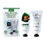  JIGOTT Набор кремов с муцином улитки real moisture hand & foot cream set, 100 мл + 100 мл