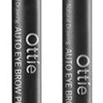  OTTIE Карандаш для бровей с щеточкой natural drawing eyebrow pencil 01 black, 20 г 
