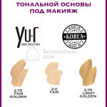  YU-R Тональная основа стойкая увлажняющая dewy coverage foundation 2.75 fair golden spf 30, 32 мл
