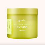  GOODAL Тонер-пэды успокаивающие houttuynia cordata calming toner pad, 70 шт