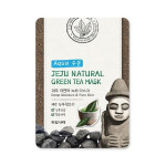 WELCOS Маска успокаивающая с зеленым чаем jeju nature's green tea mask, 20 мл