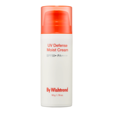 BY WISHTREND Солнцезащитный крем с пантенолом uv defense moist cream spf50+ pa++++, 50 мл