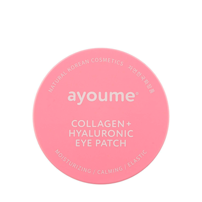 AYOUME Патчи с коллагеном и гиалуроновой кислотой collagen + hyaluronic eye patch, 60 шт