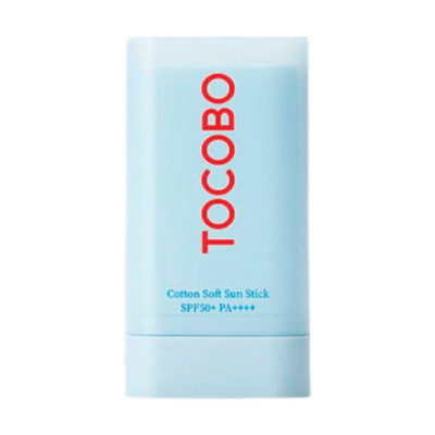 TOCOBO Стик солнцезащитный увлажняющий cotton soft sun stick spf 50 pa++++, 19 г