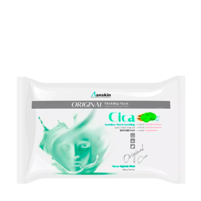 ANSKIN Маска альгинатная с центеллой cica modeling mask refill, 240 г