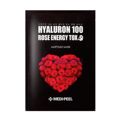 MEDI-PEEL Маска ампульная омолаживающая с розой hyaluron 100 rose energy tox, 30 мл