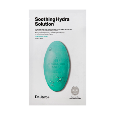 DR. JART+ Маска увлажняющая с алоэ вера dermask water jet soothing hydra solution, 25 мл