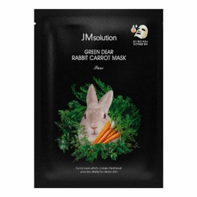 JM SOLUTION Маска успокаивающая с экстрактом моркови green dear rabbit carrot mask, 30 мл