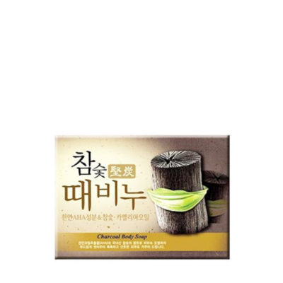 MUKUNGHWA Мыло-скраб с древесным углем hardwood charcoal scrub soap, 100 г