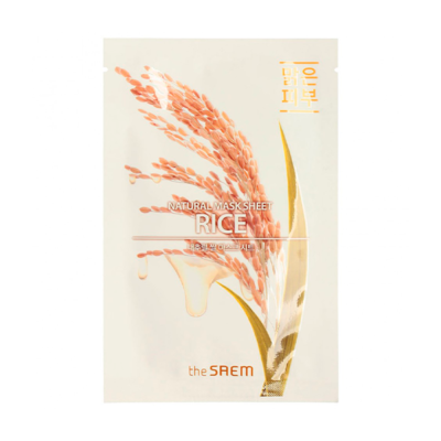 THE SAEM Маска с экстрактом риса natural rise mask sheet, 21 мл