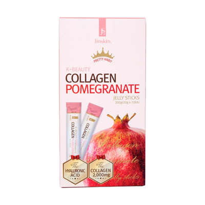 JOYLIFE Желе коллагеновое с гранатом k-beauty collagen pomegranate jelly sticks,  20 г x 10 шт