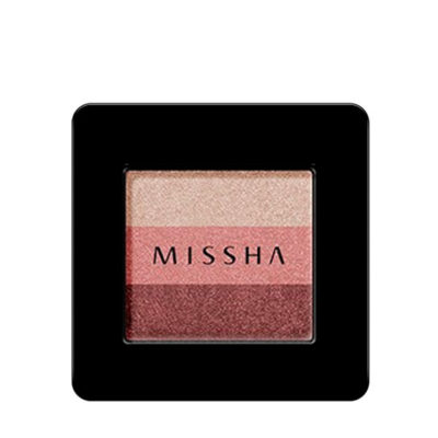 MISSHA  Тени для век тройные красный марсала triple shadow №06 marsala red, 2 г