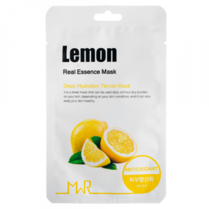 YU-R Маска с экстрактом лимона lemon real essensce mask, 25 г