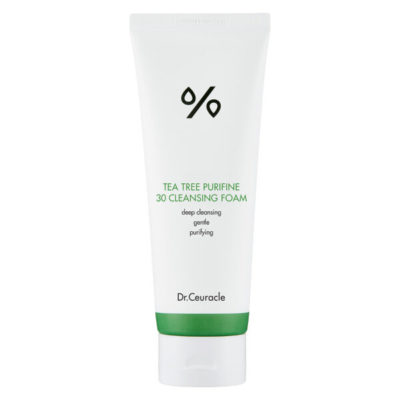 DR. CEURACLE Пенка с чайным деревом для лица tea tree purifine 30 cleansing foam, 150 мл