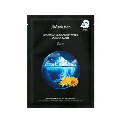 JM SOLUTION Маска увлажняющая с экстрактом лотоса snow lotus glacier water alaska mask, 30 мл