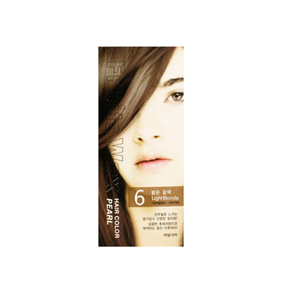 WELCOS Краска для волос fruits wax pearl hair color №06, 60 мл х 60 г