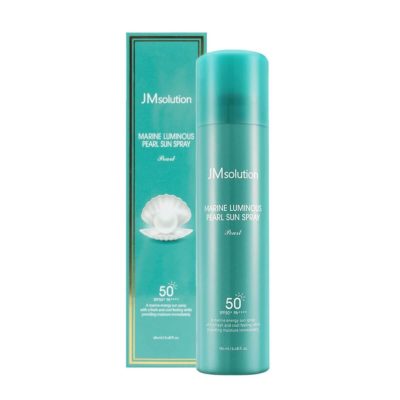 JM SOLUTION Спрей солнцезащитный с жемчугом marine luminous pearl sun spray spf50+ pa+++, 180 мл