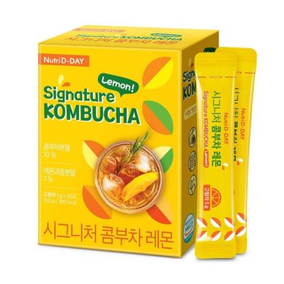 NUTRI D-DAY Чайный гриб с лимоном signature kombucha lemon stick, 5 г х 30 шт