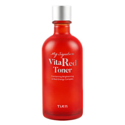 TIAM Тонер витаминный осветляющий my signature vita red toner, 130 мл