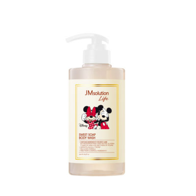 JM SOLUTION Гель для душа с ароматом мускуса и мака life disney sweet soap body wash, 500 мл