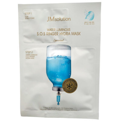 JM SOLUTION Маска двухступенчатая увлажняющая water luminous s.o.s.ringer hydra mask special, 35 мл