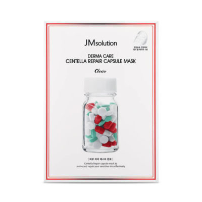 JM SOLUTION Маска успокаивающая с центеллой derma care centella repair capsule mask, 30 мл