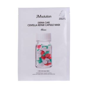 JM SOLUTION Маска успокаивающая с центеллой derma care centella repair capsule mask, 30 мл