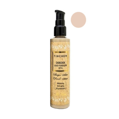 TINCHEW Тональный крем №13 увлажняющий с коллагеном chokchok liquid foundation spf15, 110 г