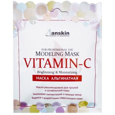 ANSKIN Маска альгинатная осветляющая vitamin-c modeling mask refill, 25 г