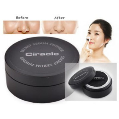 CIRACLE Пудра рассыпчатая для жирной кожи secret sebum powder, 5 г