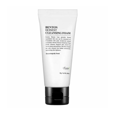 BENTON Пенка очищающая для лица honest cleansing foam, 30 г