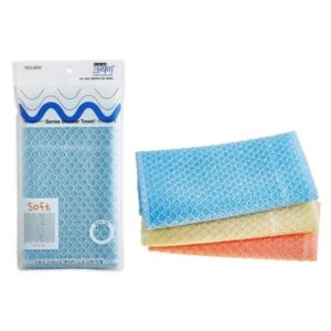 SUNG BO CLEAMY Мочалка clean & beauty sense shower towel, 28 х 95 см