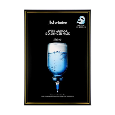 JM SOLUTION Маска с гиалуроновой кислотой water luminous s.o.s. ringer mask, 30 мл