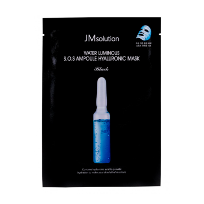 JM SOLUTION Маска с гиалуроновой кислотой water luminous s.o.s. ringer mask, 30 мл