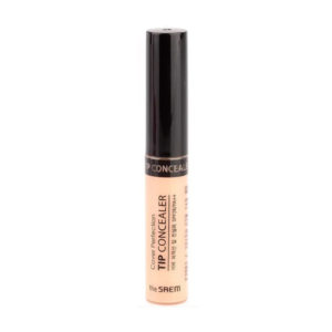 THE SAEM Консилер cover perfection tip concealer 01 clear beige, 6.5 г